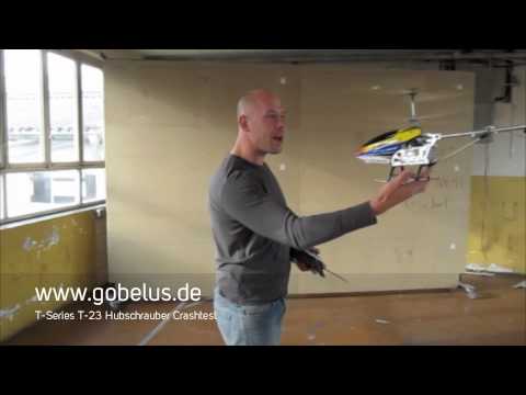 T Series T-23 T623 Heli Helicopter Crashtest  von Gobelus.de