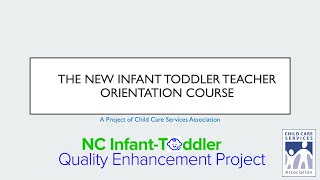 All About the New Infant Toddler Teacher Orientation (NITTO) Course