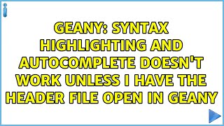 Celebrity Syntax highlighting and autocomplete doesn't work unless I have the header file open in geany Net Worth
