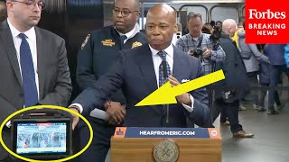 BREAKING NEWS: Mayor Eric Adams Unveils New Firearm Detectors For The NYC Subway