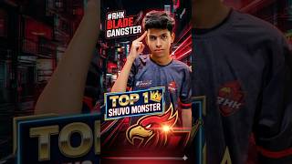 Top 1 Shuvo Monster 💀#redhawks #freefire #shortsfeed