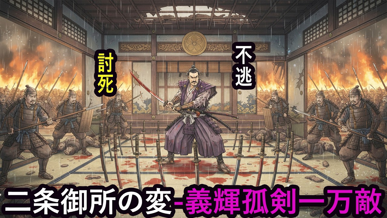 【室町御所の戦い】三好・松永軍の襲撃…将軍・足利義輝が討たれた「剣豪将軍の最期」