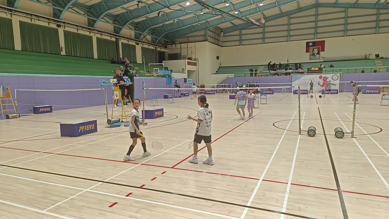 2026.01.31 台羽盃全國分齡羽球錦標賽【U13組女雙冠亞】菲安來襲 陳芷安/郭桐菲 vs 竹市舊社國小 黃詩宸/竹市龍山國小 蔡昱萱