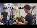 Day in the life of a 17 year old barber