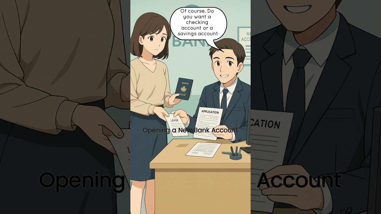 Opening a New Bank Account – Simple English for Beginners