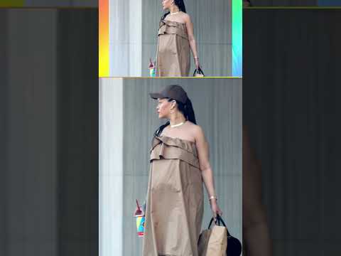 Pregnant Rihanna Spotted Leaving Her Favorite Eatery Rihanna Biancacensori Kanyewest 