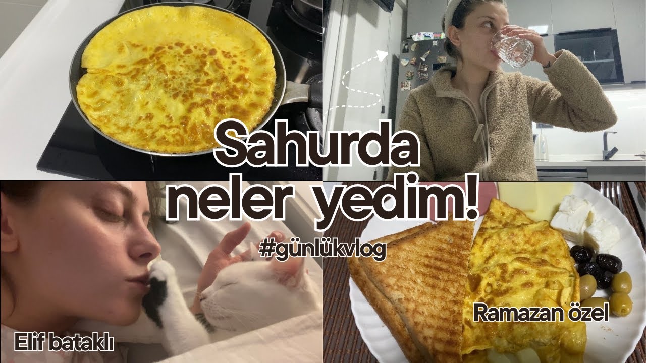 RAMAZAN SAHURU: Bu Menüyle Tok Kalırsınız! 😋SAHUR RUTİNİM