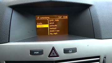 How to Change Date and Time of Onboard Computer in Opel Astra H GTC (2004 - 2014) - Change Date