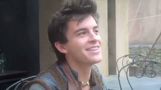 A Young Jonathan Bailey  promoting  Young Leonardo