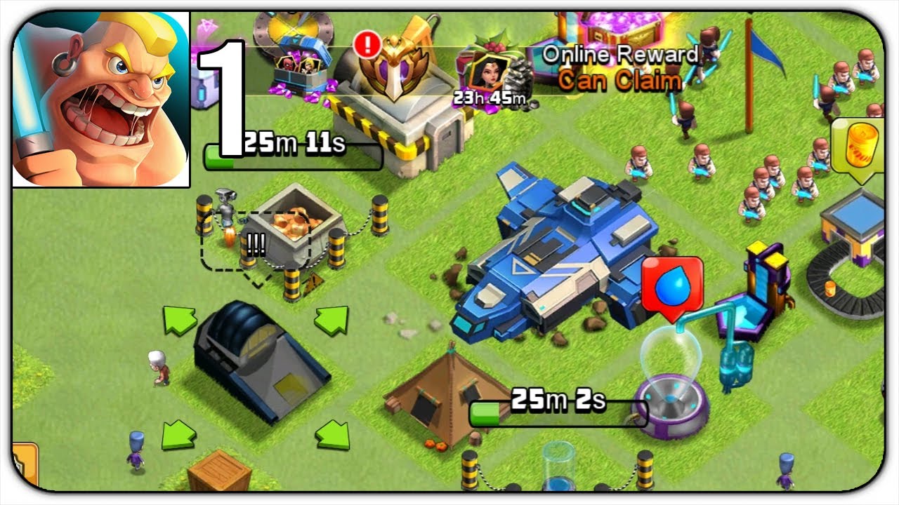 Clash of Zombies 1 Gameplay Walkthrough Part 1 (Android,Ios) YouTube