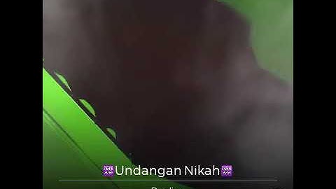 Undangan Nikah Karaoke