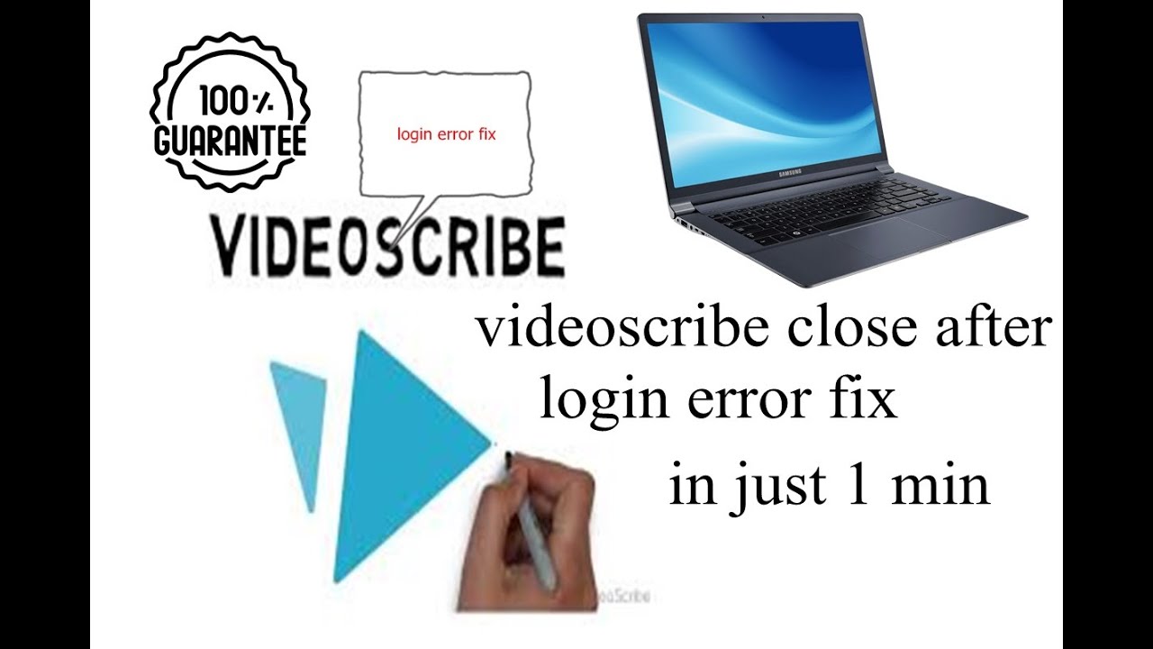 [SOLVED]how to fix videoscribe error fix close after login 2020 trick ...