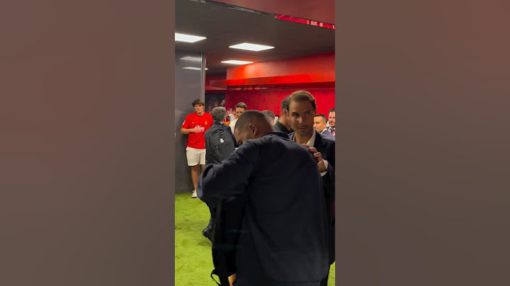 Mbappe and Nadal exchanging tshirts after Mallorca vs Real Madrid opening match 😍 🎥 IN: @laliga