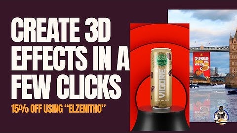 Create Realistic 3D Visual Effects in Minutes | 15% Off Using “Elzenitho”