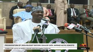 Presentation of 2026 Appropriation Bill by Gov Ahmad Aliyu of Sokoto | 17 December 2025 | NTA