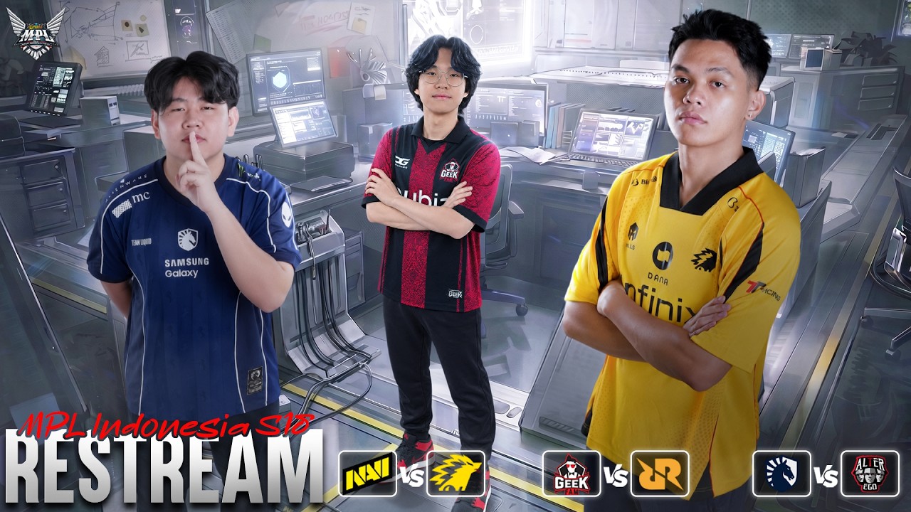 RESTREAM MPL INDONESIA S18 RRQ VS GEEK