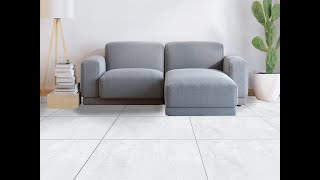 Network Grey Rectified Matt Porcelain Floor Tile - GR1CNE20R12