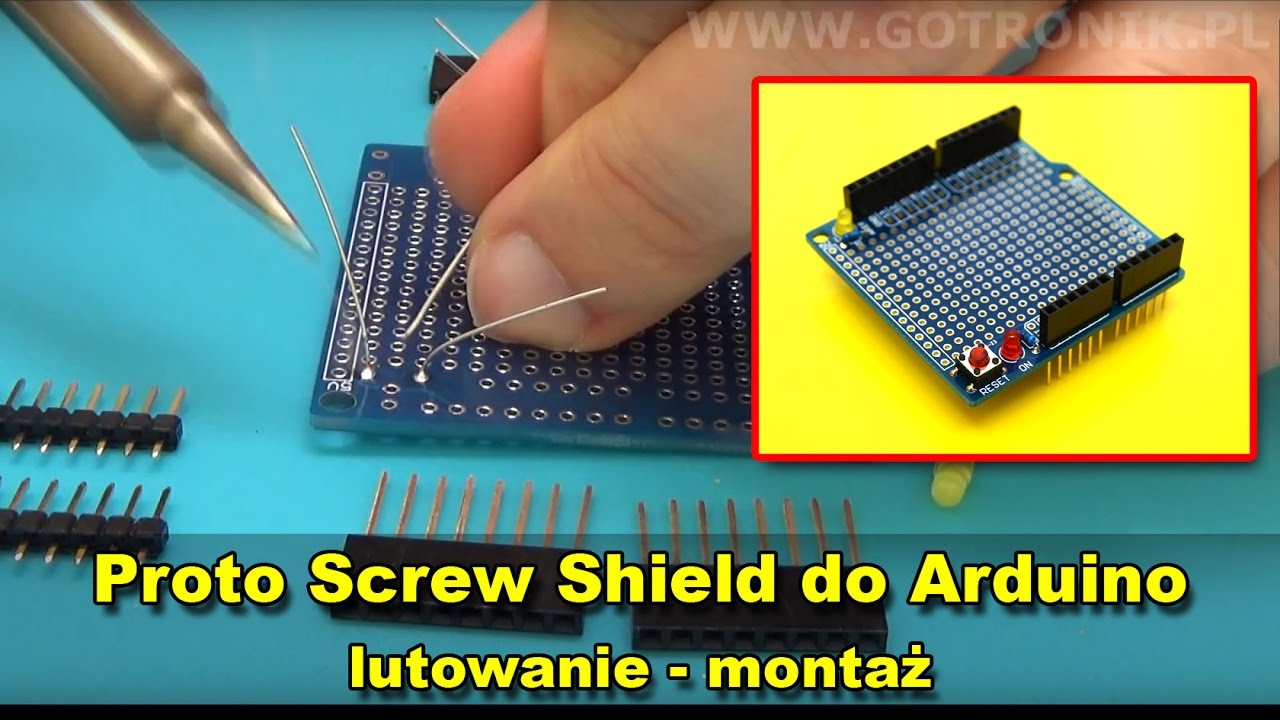 Proto Shield płytka drukowana uniwersalna PCB dla Arduino | PCB-097 ...