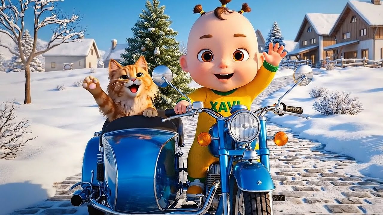 Jingle Bells Song - Christmas Tree Decorations | Baby Xavi & Cat’s Christmas | Baby Xavi Kids Songs