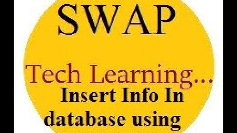 How To Insert Data in dabase using C# .Net