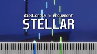 diedlonely & énouement - stellar piano cover | free midi