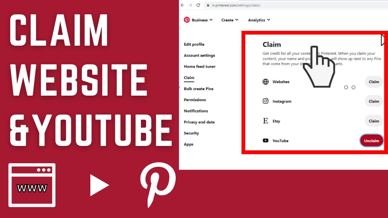 How To Claim Website On Pinterest | Pinterest Marketing