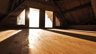 Off Grid LOG CABIN Build / Loft Flooring, Cleaning the Dust,(S 3 Ep 2)