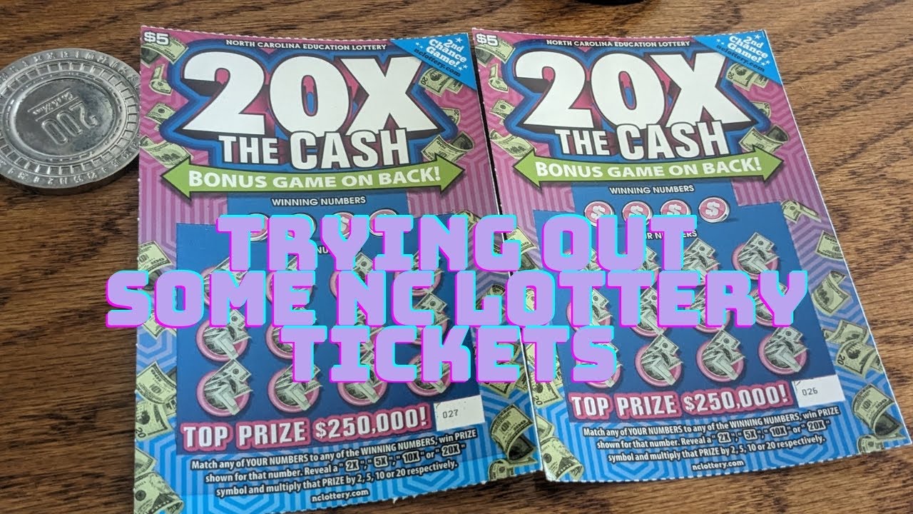 20× The Cash NC Lottery Tickets YouTube