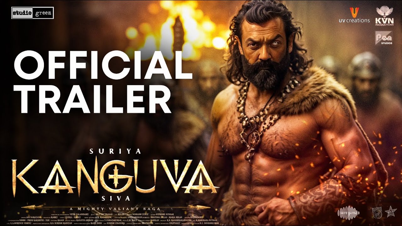 ⁣Kanguva - Official Trailer |Suriya|Bobby Deol|Disha Patani|Devi Sri Prasad|Siva|Studio Green|Concept