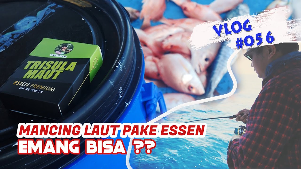 VLOG 056 Cepy Yanwar : Mancing Laut Pakai Essen Trisula Maut, Ternyata Hasilnya Begini
