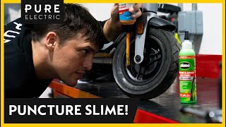 How To Insert Puncture Prevention Fluid Into Your Electric Scooter