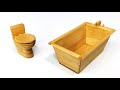 Smallest Toilet from popsicle sticks