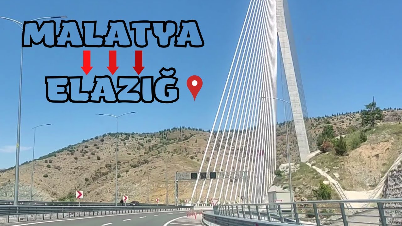 ELAZIĞ yolculuğum devam ediyor..MALATYA ELAZIĞ yolu / Kömürhan köprüsü / vlog / 2.Bölüm /
