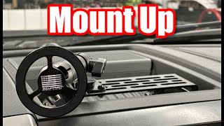 BuiltRight Industries Dash Mount | Bulletpoint Mounting Solutions Phone Mount F150 Install