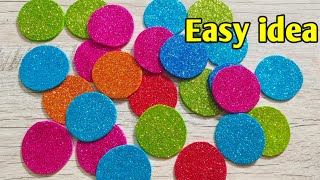 Glitter foam sheet photo frame idea/craft tamil screenshot 4