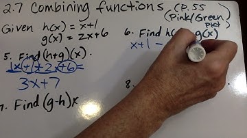 SM1 2.7 Combining Functions