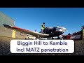 Biggin Hill to Kemble, inc MATZ transit, PA28, UK. Full ATC