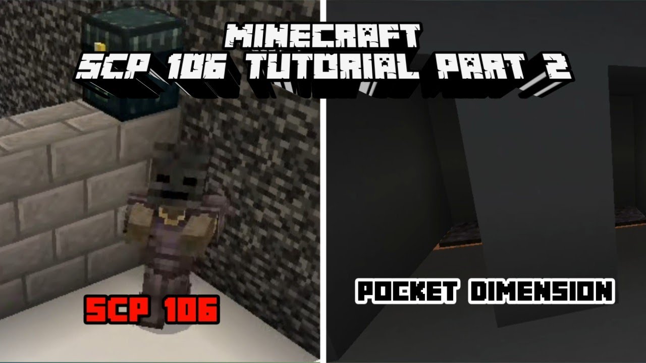 SCP - 106 Command Block Tutorial In Minecraft Bedrock l Part 2 - YouTube