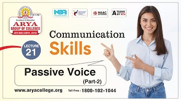 Lecture - 21 | Passive Voice Part-02