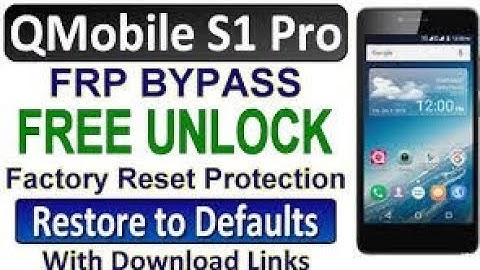 Qmobile s1 pro frp bypass ! Qmobile s1 pro google account bypass 100@ Work