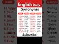 Stop Using Boring Words! 🚫 20 Smart Synonyms ✨ #shorts #synonyms  #english #trending