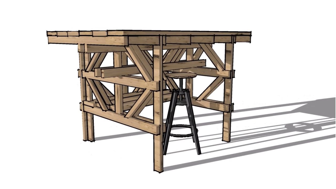 Enzo Mari Inspired Stand Up Desk