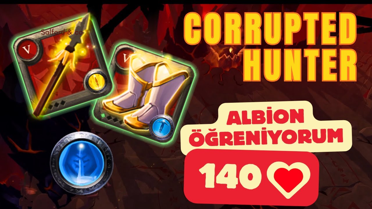 HERON SPEAR Build Denemesi –Corrupted Dungeon Hunter🔥| Albion Online