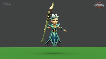 Widow - 3D Animations - Low Poly Game Characters