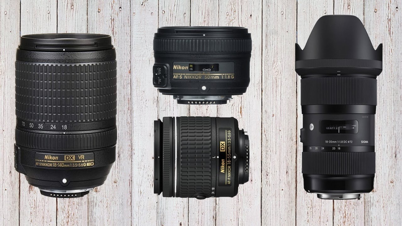 Best lens for Nikon D3500 D5600 D7500 APSC Crop Sensor Camera || Top 10 Lenses for Nikon DX Cameras