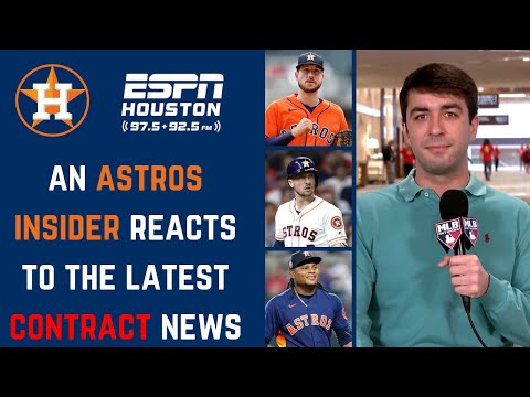 A Houston Astros Insider DISHES on the future of several Astros stars!?