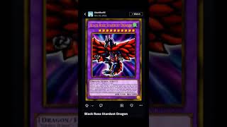 Alanmac95 Deviantart Black Rose Stardust Dragon Fanmade Yu-Gi-Oh Fusion Monster Card