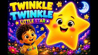 Twinkle Twinkle Little Star | Soothing Nursery Rhymes | Kids Song | Little Star Rhymes