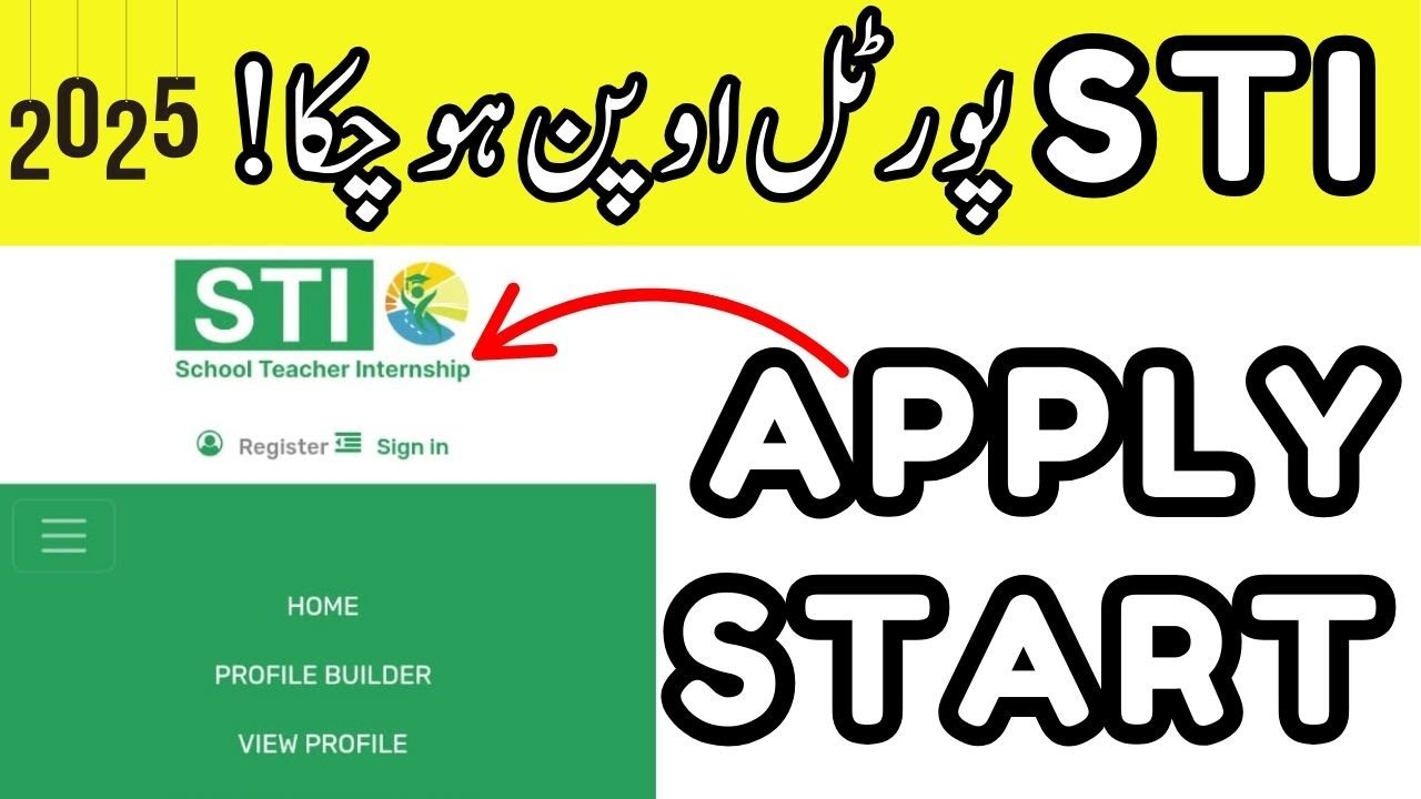 STI Portal Open from 25-01-2025! Apply Online for School Teacher ...