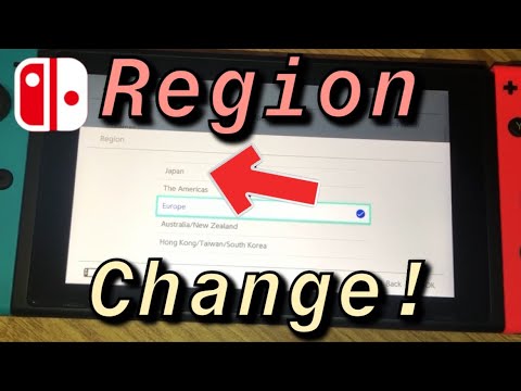 Bedre om svinge How to Change your Region Nintendo Switch Eshop - YouTube